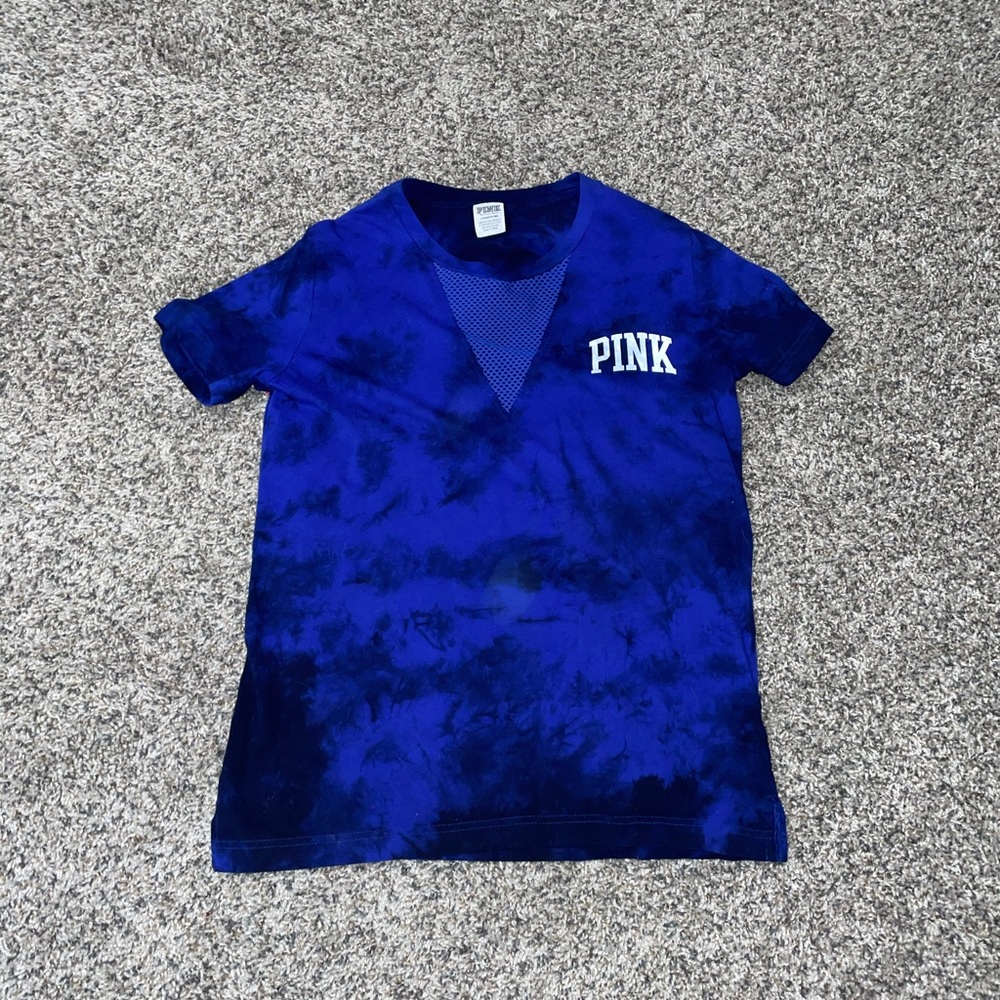 VS PINK tie die t shirt